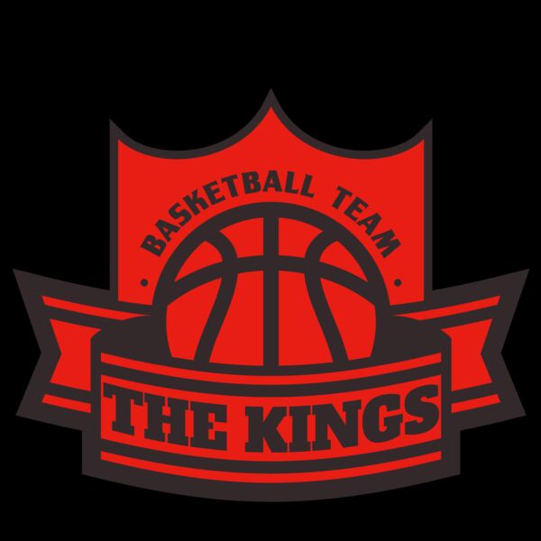 The Kings Basketball team Logo Template Miniatura