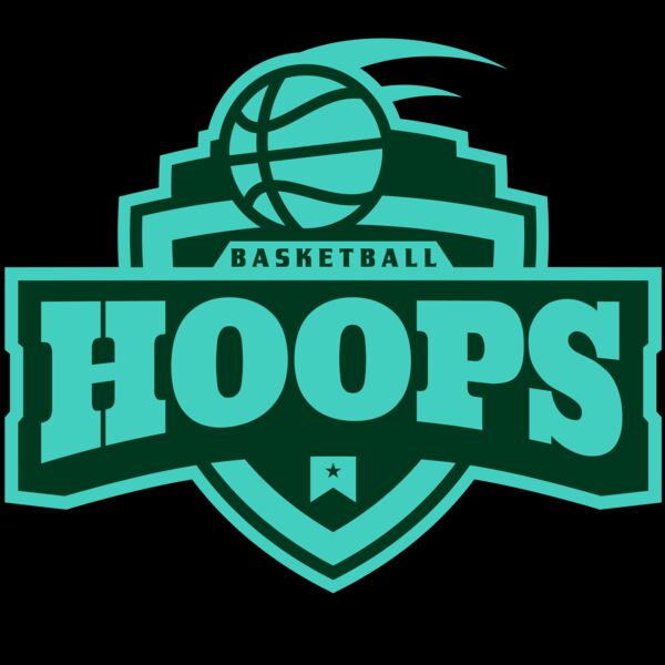 Hoops Basketball logo template 02 Miniatura