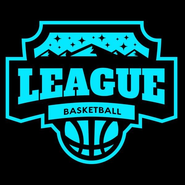 League Basketball logo template Miniatura