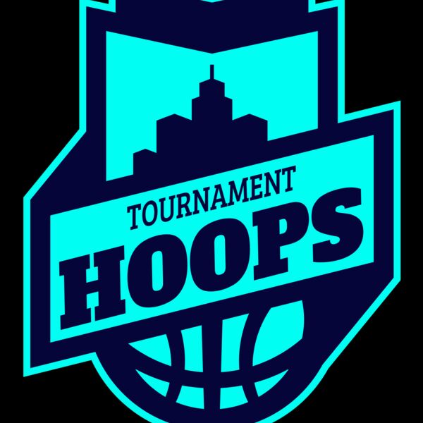 Hoops Tournament Basketball logo template Miniatura
