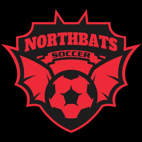 North bats Tournament Soccer logo template Miniatura