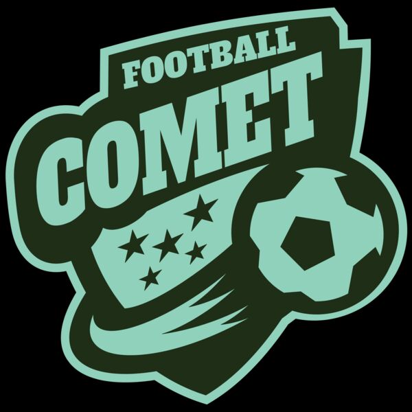 Comet Football logo template Miniatura