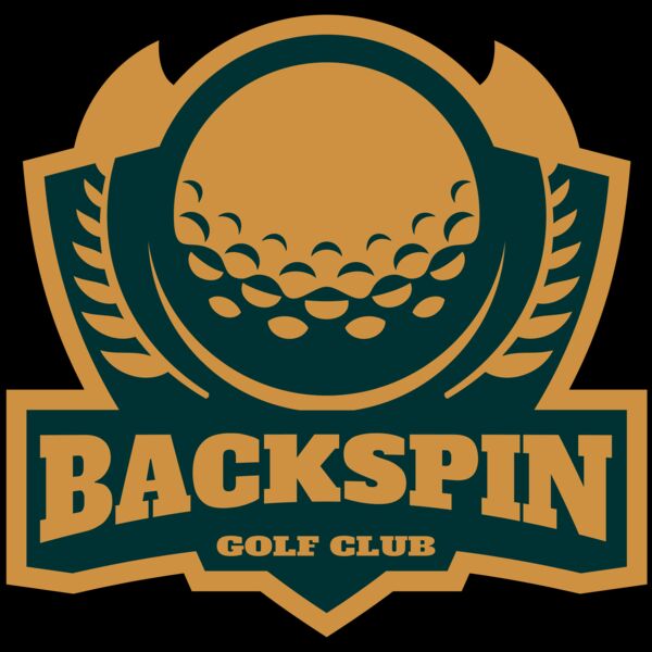 Backspin Golf club logo template Miniatura