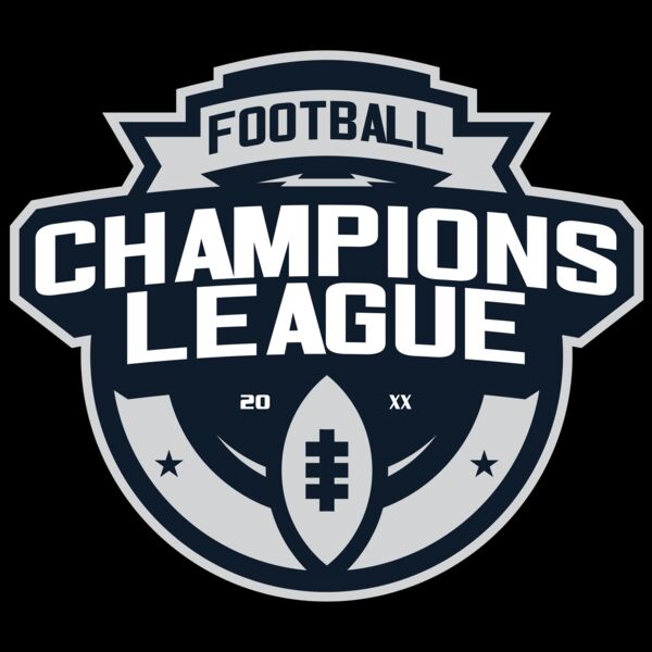 Champions League Football logo template Miniatura