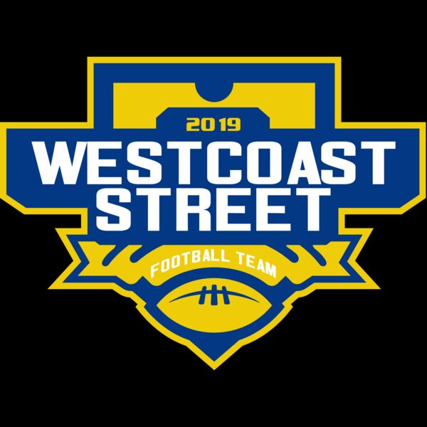 West Coast Street Football League logo template Miniatura