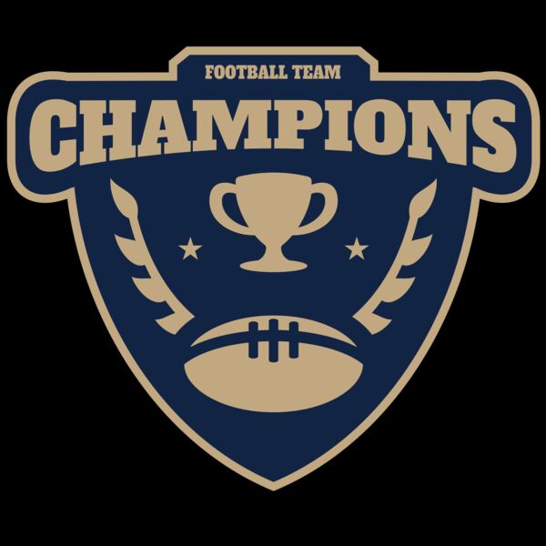 Champions Football Team logo template Miniatura