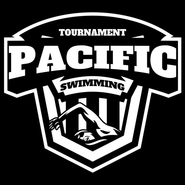 Pacific Swimming Tournament logo template Miniatura