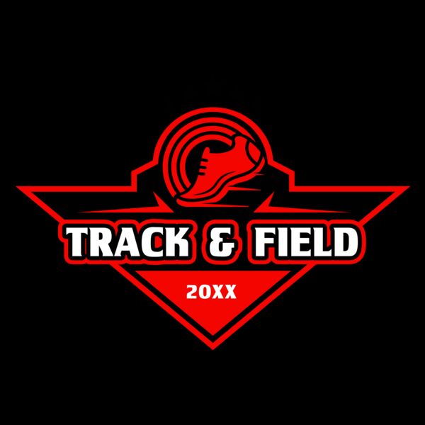 Track & Field Team Logo 07 Miniatura