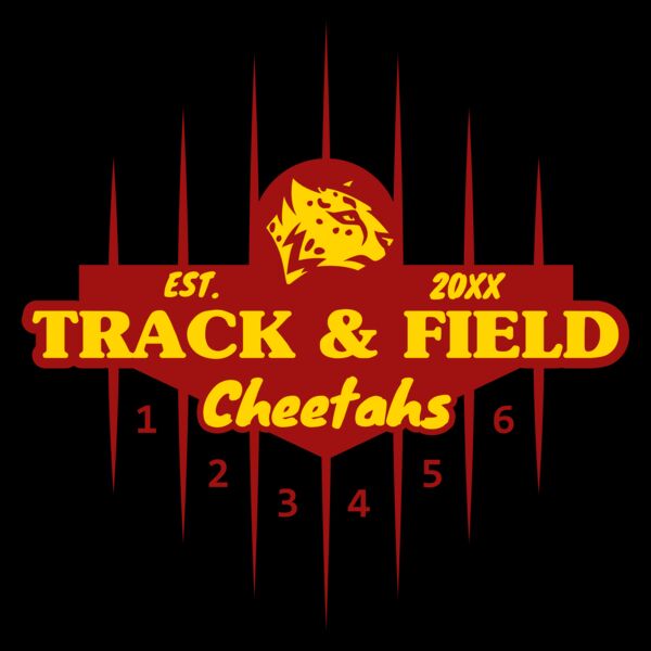 Cheetahs Track & Field Team 02 Miniatura