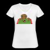 Playera Dama: Algodón Peinado Cuello V Miniatura