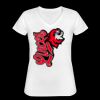Playera Dama: Algodón Peinado Cuello V Miniatura
